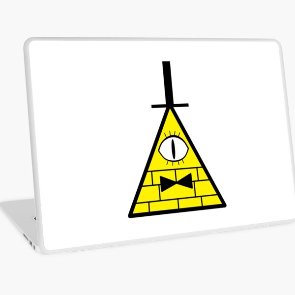 Bill Cipher staring Laptop Skin