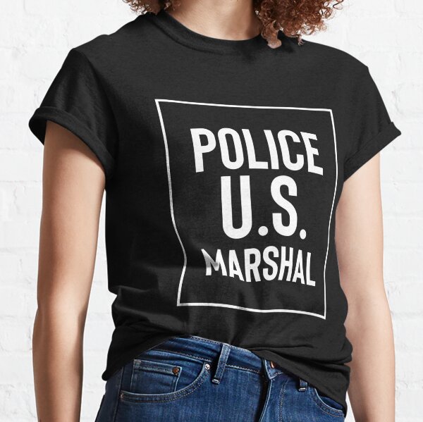 Custom Men's Back and front  T-Shirt Tee us marshal paramedic