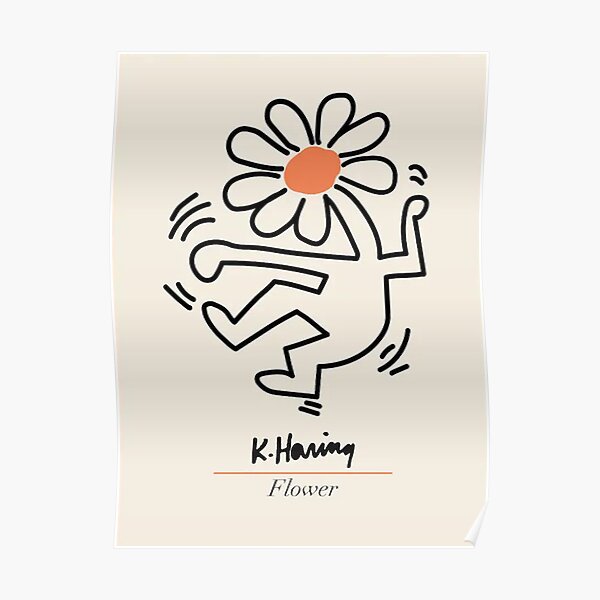 keith haring sunflower