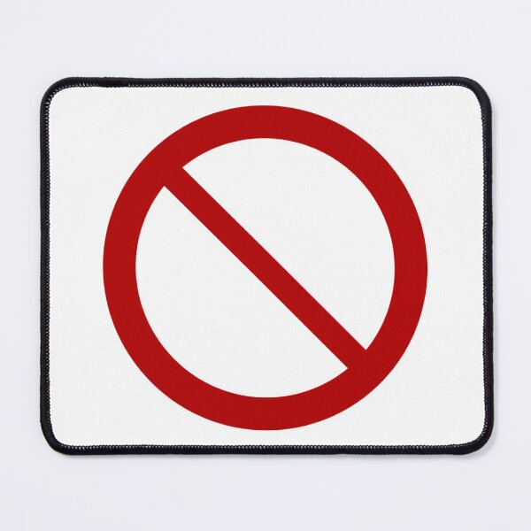 Item preview, Ban Symbol designed and sold by Symbolical.