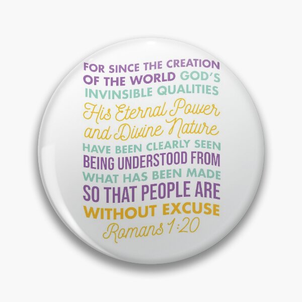 Item preview, Romans 1:20 Bible Verse designed and sold by garmentoffaith.