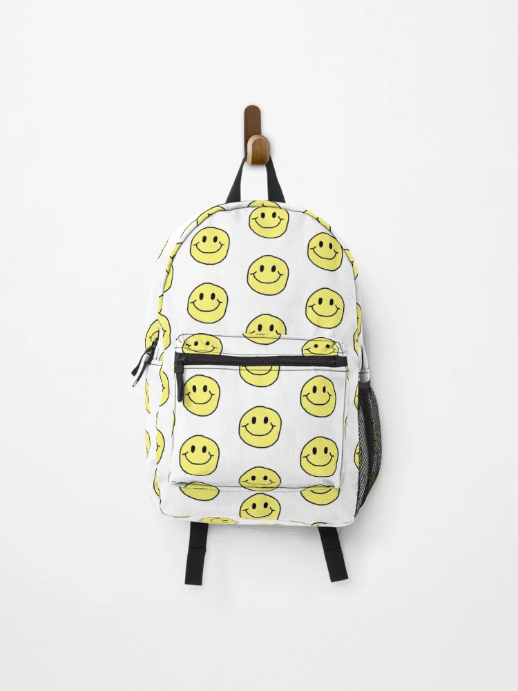 Thumbnail 1 of 3, Backpack, Simple smiley designed and sold by Dev M.