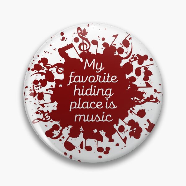 Item preview, My Favorite Hiding Place is Music designed and sold by Ink-and-Thread.