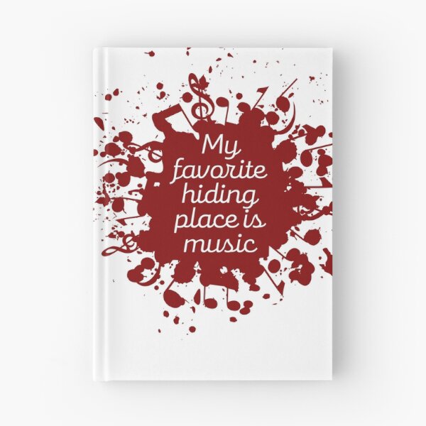Item preview, My Favorite Hiding Place is Music designed and sold by Ink-and-Thread.
