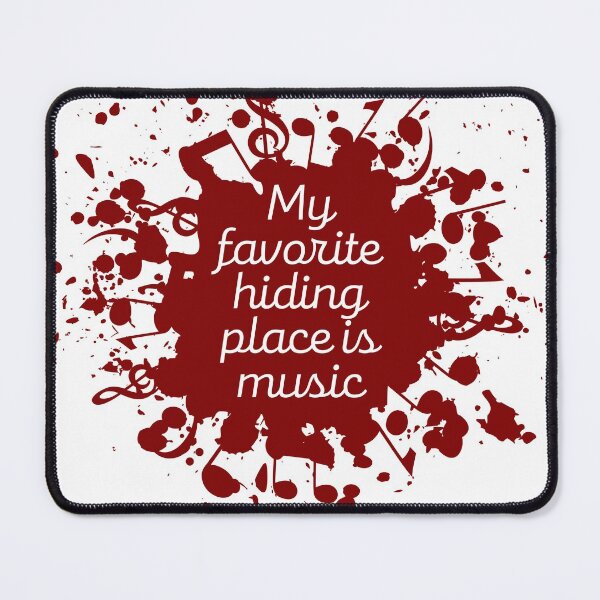 Item preview, My Favorite Hiding Place is Music designed and sold by Ink-and-Thread.