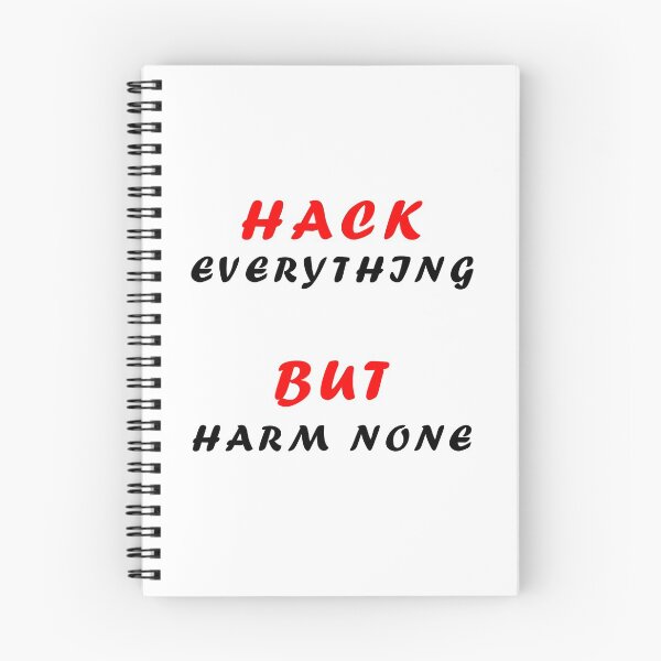 Item preview, Hack everything but harm none designed and sold by ColorsHand.