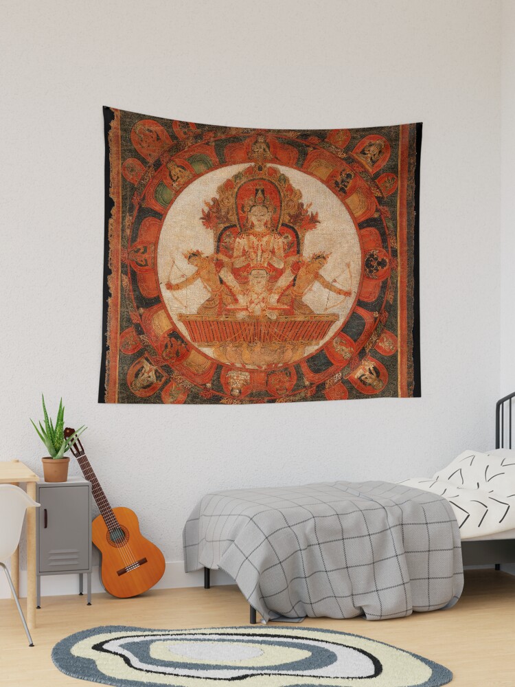 Tibetan mandala tapestry new arrivals