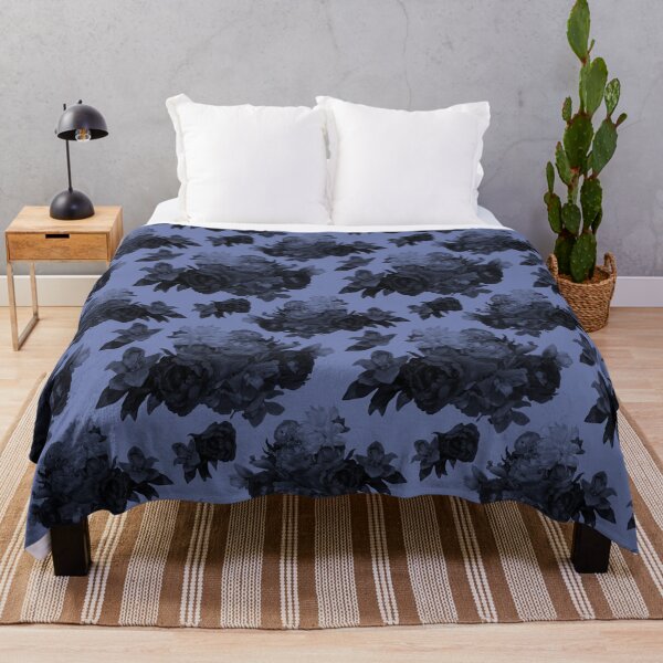 Item preview, Moody Flowers Blue Repeat 5748 designed and sold by Art in My Loft.