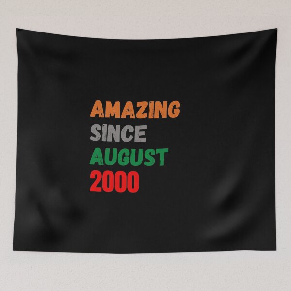 Item preview, Amazing Since August 2000 designed and sold by melshirt-shop.