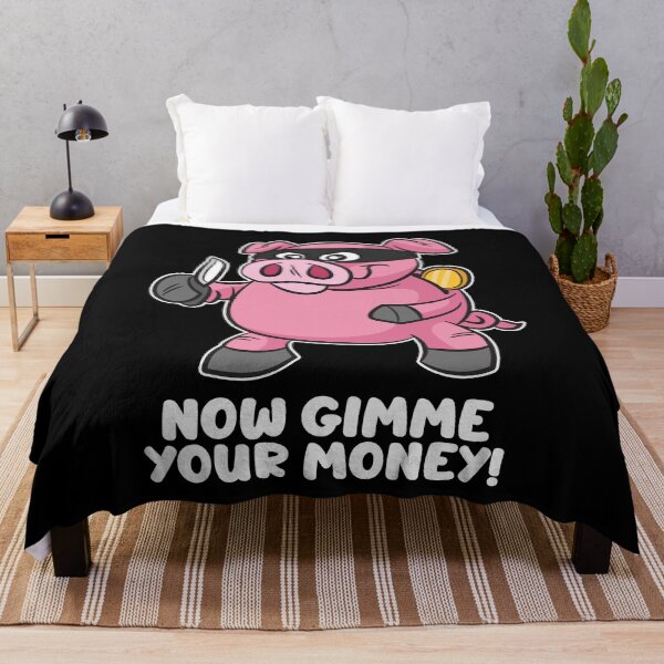 Item preview, Gimme Your Money Piggy Bank Burglar Pocket Money designed and sold by Moonpie90.