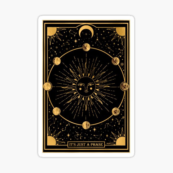Vista previa del artículo con la obra «Fases de la Luna Negra al anochecer», diseñado y vendido por MiNavarroS.