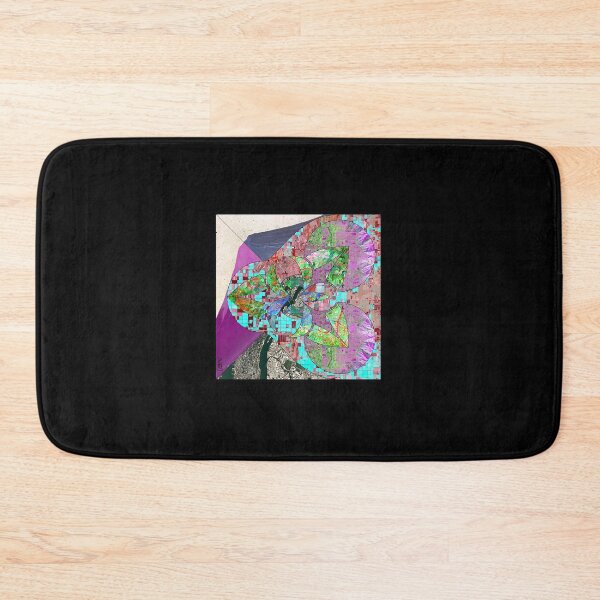 Item preview, hazard city in lidar collage arts in ecopop pattern  designed and sold by LeoAkanni1992.