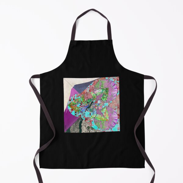 Item preview, hazard city in lidar collage arts in ecopop pattern  designed and sold by LeoAkanni1992.