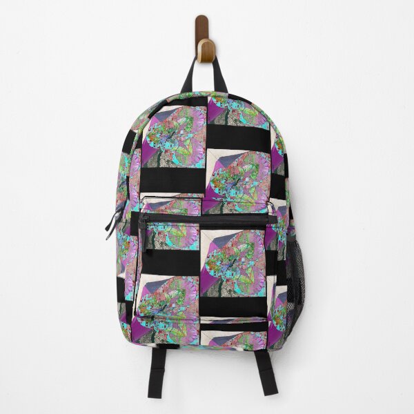 Item preview, hazard city in lidar collage arts in ecopop pattern  designed and sold by LeoAkanni1992.