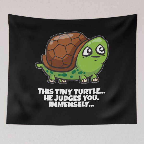 Item preview, Judgemental Tiny Turtle Judging Your designed and sold by Moonpie90.