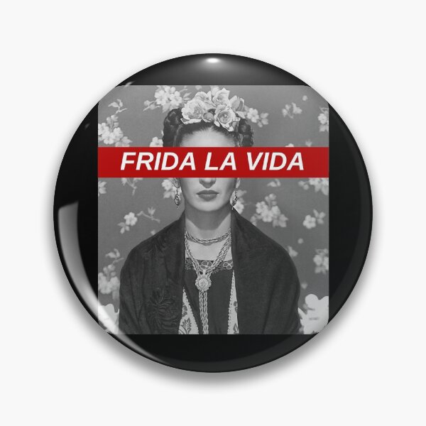 Item preview, Frida la vida gray picture designed and sold by WinnGregTillie.