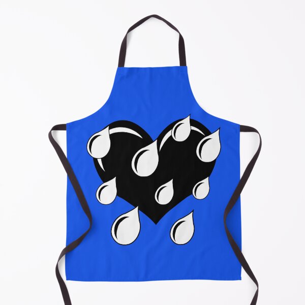 Item preview, Weeping Heart in Black and White (blue background) designed and sold by RawSunArt.