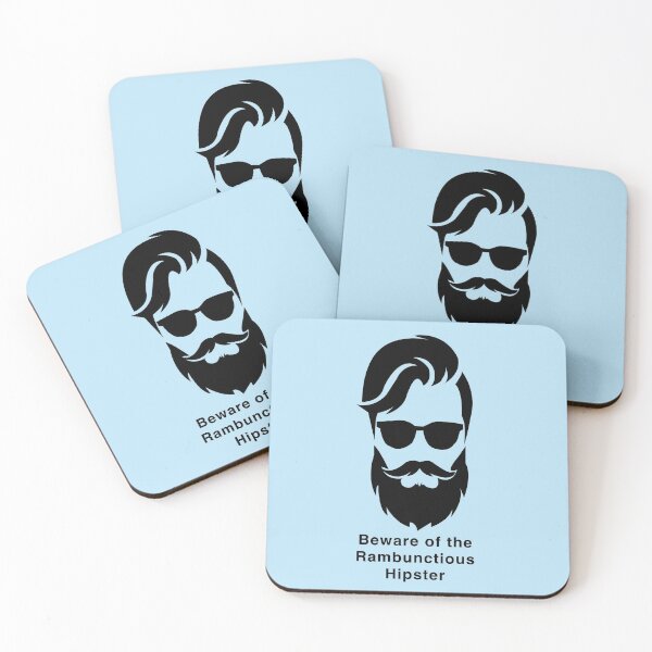 Item preview, Beware of the Rambunctious Hipster designed and sold by JenGo Creative.