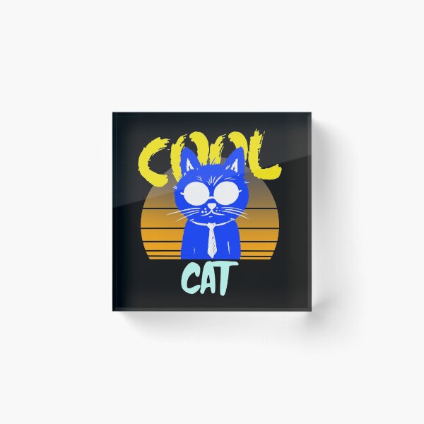Item preview, 80's Vintage Cute Cool Cat designed and sold by SofThies.