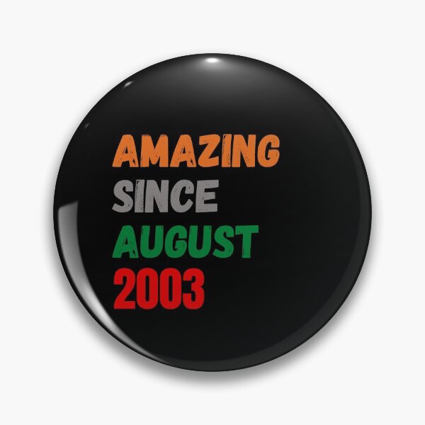 Item preview, Amazing Since August 2003 designed and sold by melshirt-shop.