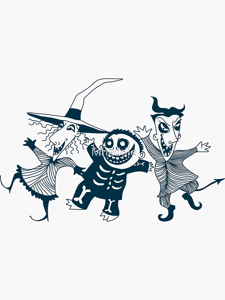 "Lock, Shock & Barrel" Sticker for Sale by Mhaddie Redbubble