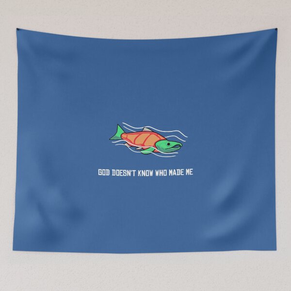 Item preview, godless fish designed and sold by albinoroo.