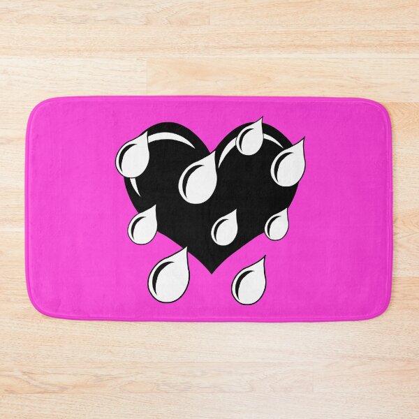 Item preview, Weeping Heart in Black and White (pink background) designed and sold by RawSunArt.