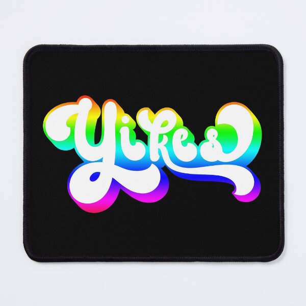 Item preview, Yikes Super Retro Rainbow Design designed and sold by Bumblefuzzies.