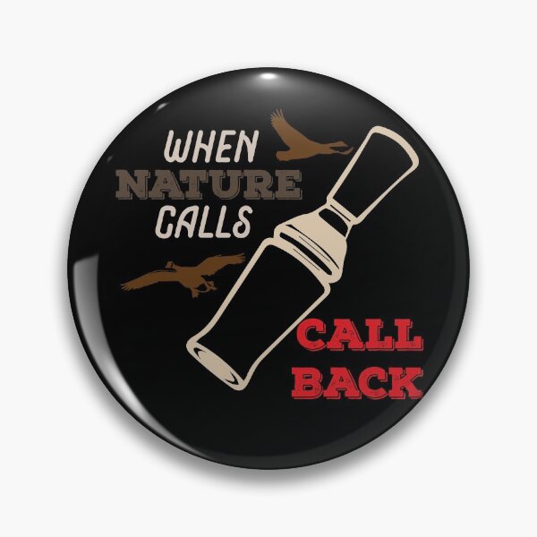 Artikelvorschau, When Nature Calls Call Back Duck Hunter Gift Duck Hunting Gear entworfen und verkauft von DynamicDesign.
