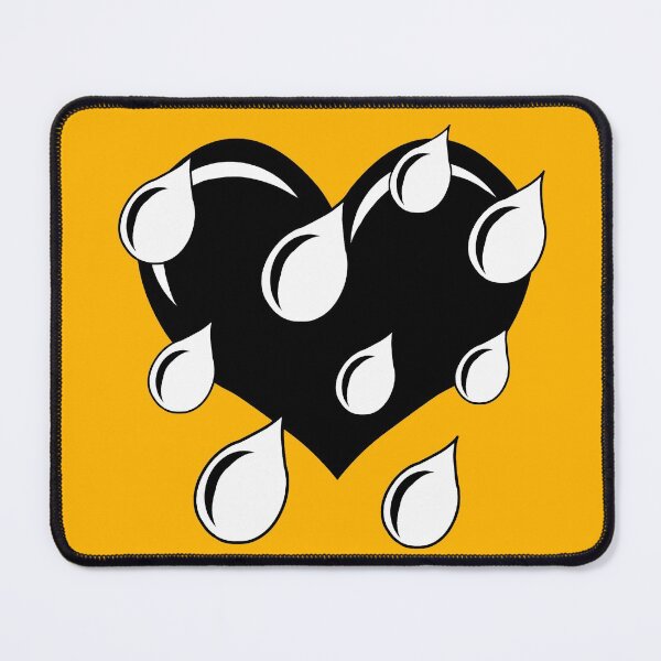 Item preview, Weeping Heart in Black and White (gold background) designed and sold by RawSunArt.
