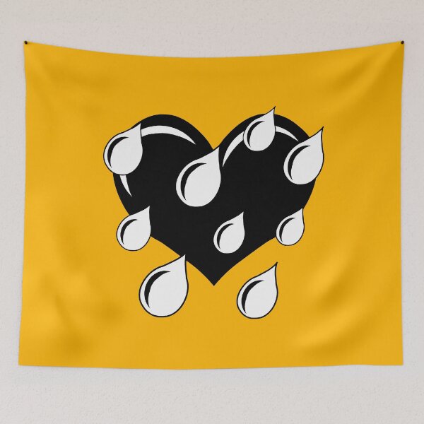 Item preview, Weeping Heart in Black and White (gold background) designed and sold by RawSunArt.
