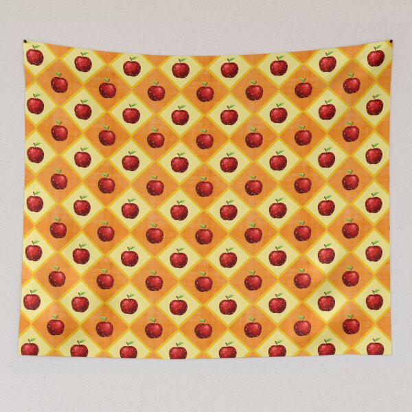 Item preview, Red Remarkable Apples Diamond Pattern designed and sold by IconicFinds.