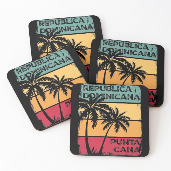 Item preview, Punta Cana Republica Dominicana vintage retro Sunset Vacation Souvenir designed and sold by Rustic Valley Studio.