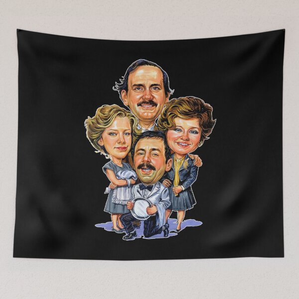 Item preview, Fawlty Arts Towers TV Series Characters Funny Design designed and sold by KrystinGloria9.