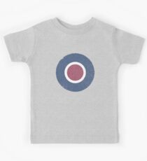 Vintage Look WW2 British Royal Air Force Roundel Kids Tee
