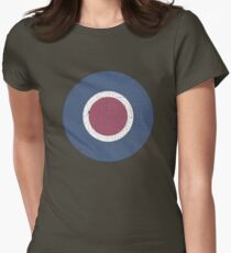 Vintage Look WW2 British Royal Air Force Roundel Women's Fitted T-Shirt