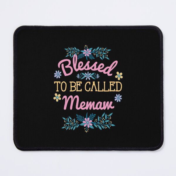 Item preview, Floral Grandmother Blessed To Be Called Memaw designed and sold by ichieli.