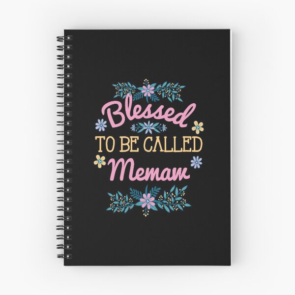 Item preview, Floral Grandmother Blessed To Be Called Memaw designed and sold by ichieli.