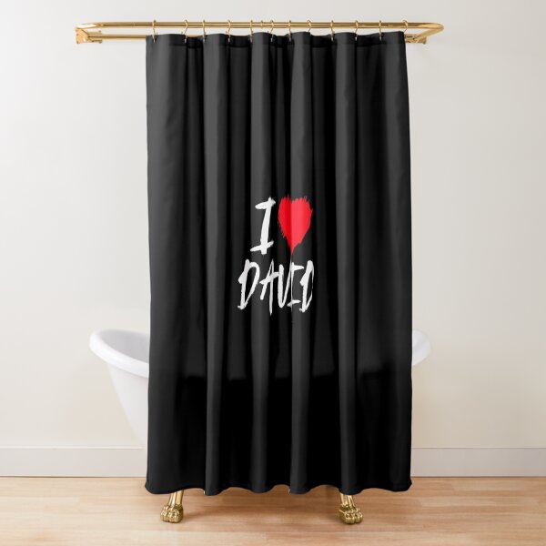 Item preview, I Love David Son Dad Husband Boyfriend Grandson Red Heart designed and sold by teatordena.