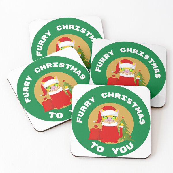 Artikelvorschau, Furry Christmas To You lustiges Katzendesign entworfen und verkauft von seelya83.