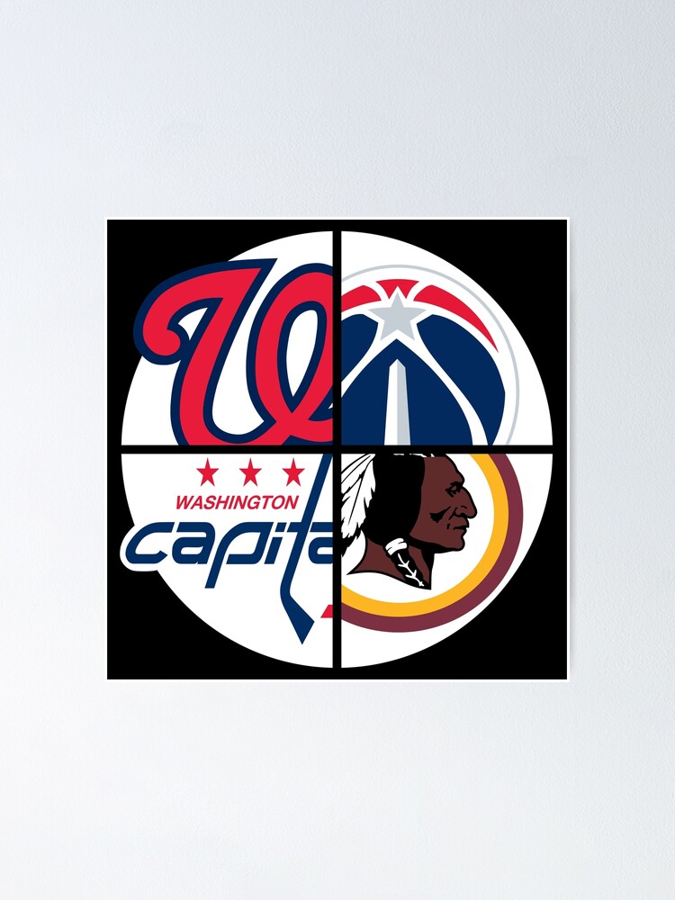 COMBO: Washington, DC Sports 4-Poster Combo (Commanders, Wizards, Nati –  Sports Poster Warehouse