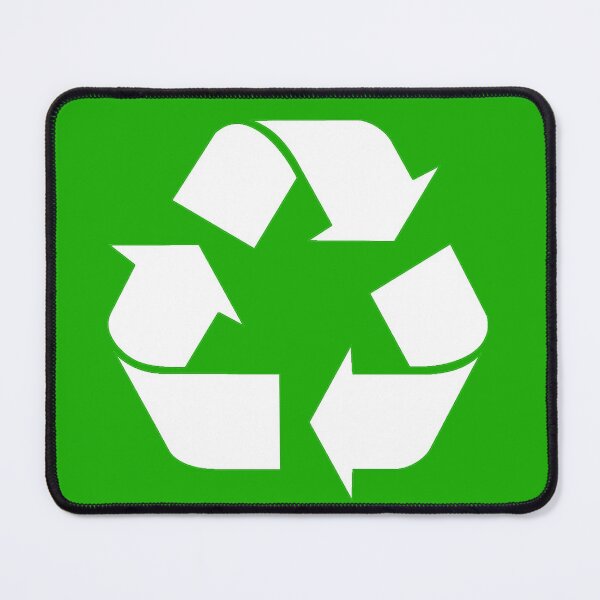 Artikelvorschau, Weiß Recycling-Symbol entworfen und verkauft von Symbolical.