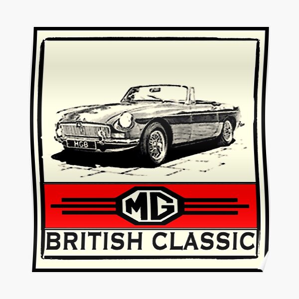 Classic Mg Posters Redbubble