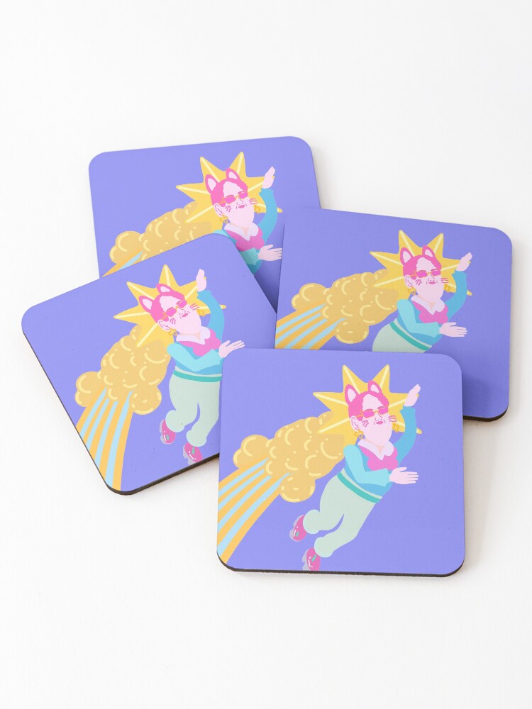 Thumbnail 1 of 5, Coasters (Set of 4), Cold Heart II designed and sold by prustenvc.