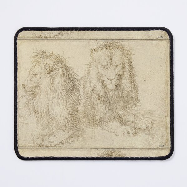 Item preview, Two Seated Lions by Albrecht Dürer designed and sold by Amanda1775.