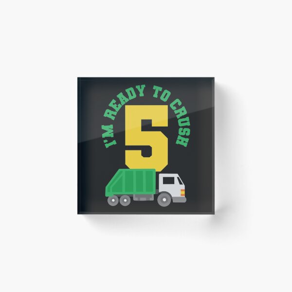 Item preview, 5th Birthday Garbage Truck designed and sold by newtmcknz.