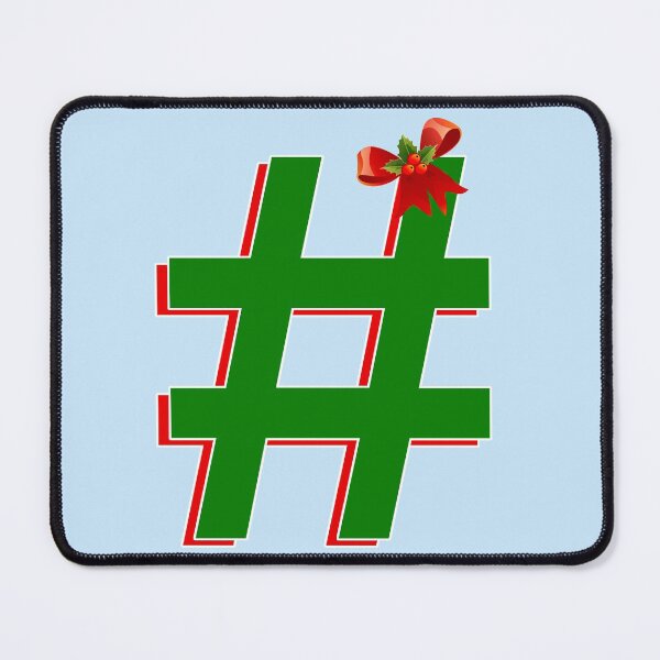 Item preview, Christmas Hashtag designed and sold by Symbolical.