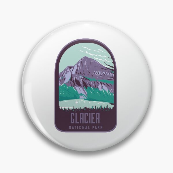 Artikelvorschau, Glacier national park retro entworfen und verkauft von JakubkoJunak.