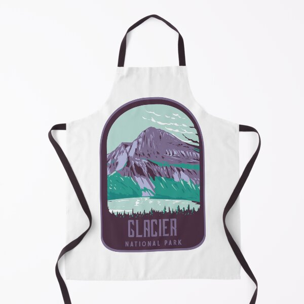 Aperçu de l'œuvre Glacier national park retro créée et vendue par JakubkoJunak.