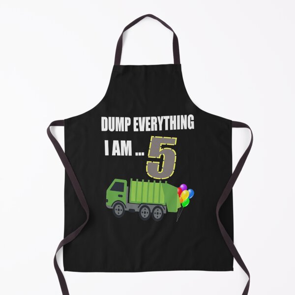 Item preview, Garbage Truck Dump Truck 5th Birthday designed and sold by newtmcknz.